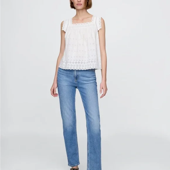 Doen x Gap white eyelet top - Picture 2 of 7
